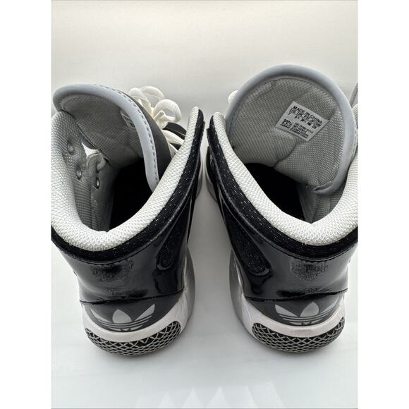 Womens Adidas Round HouseMid W - Q33015 Black Silver White Trainers Size 7 Clean - Picture 8 of 14